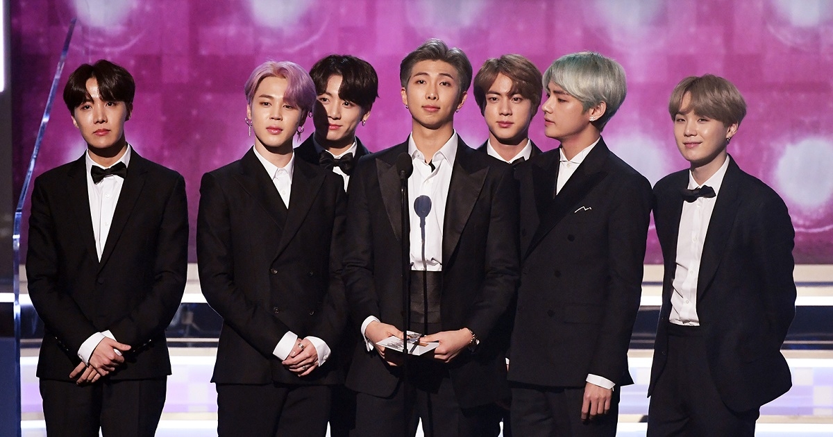 BTS Presents a Grammy, And Fans Lose It on Twitter