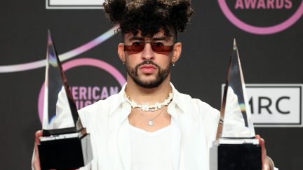 Bad Bunny with awards