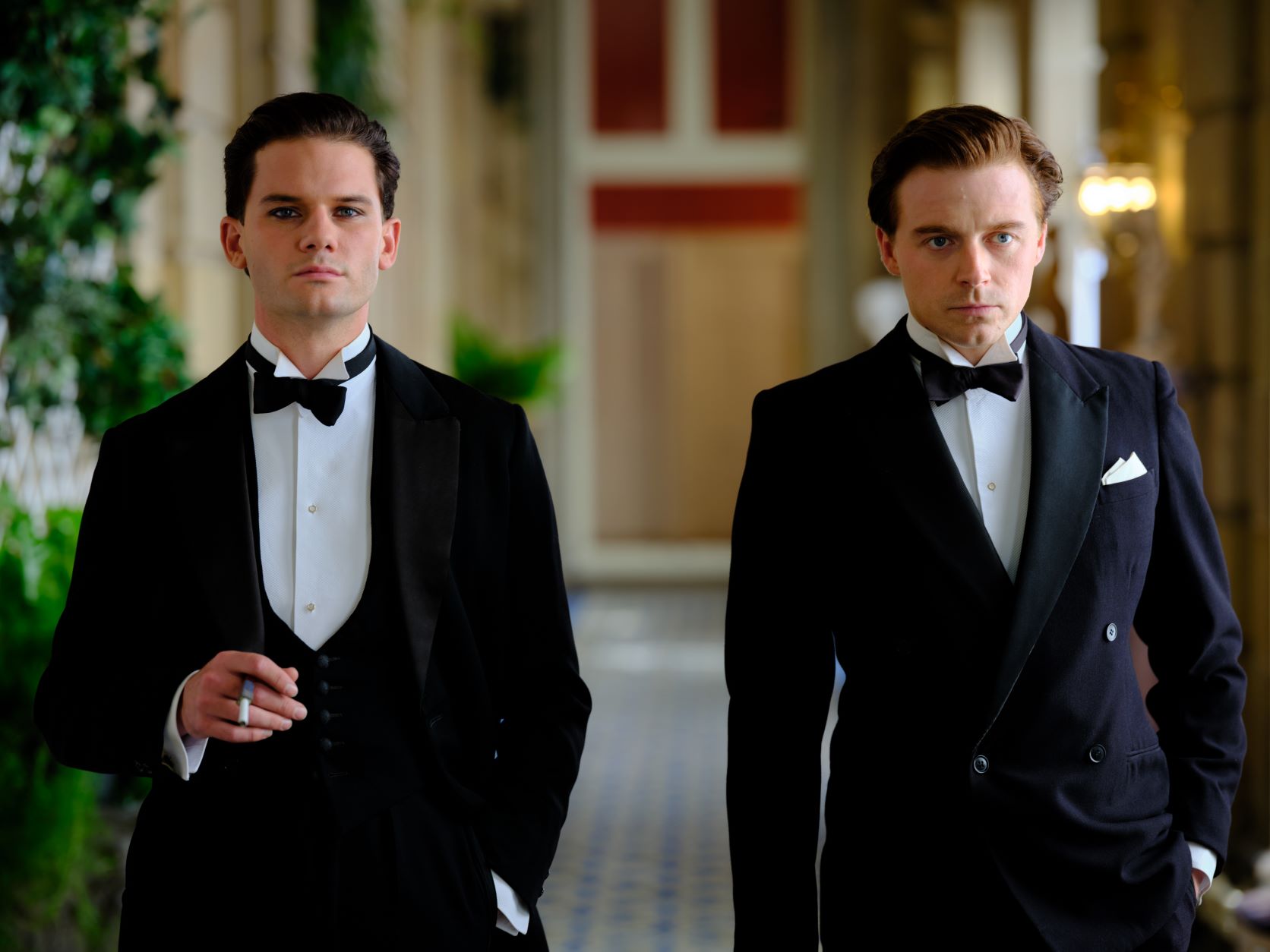 Jeremy Irvine and Jack Lowden in 'Benediction'