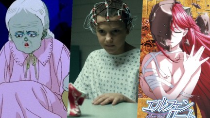 stranger things and anime elfin lied akira