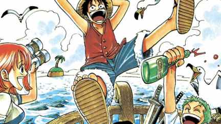 Cover art for volume 1 of One Piece