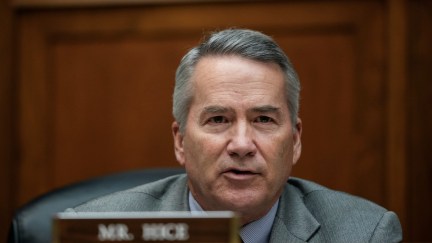 Rep. Jody Hice speaks from his Senate desk.