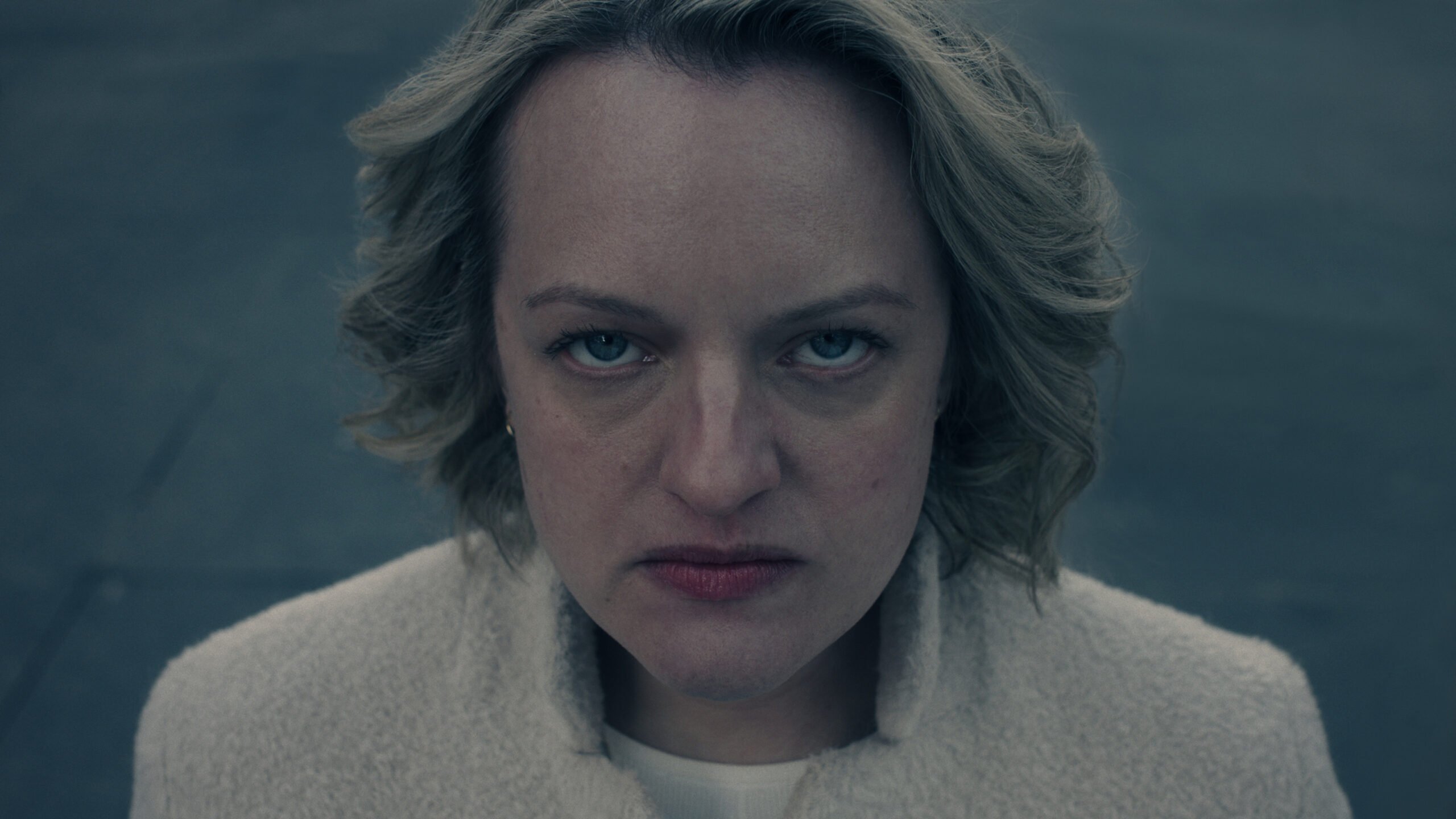 Elisabeth Moss as June in 'The Handmaid's Tale'.