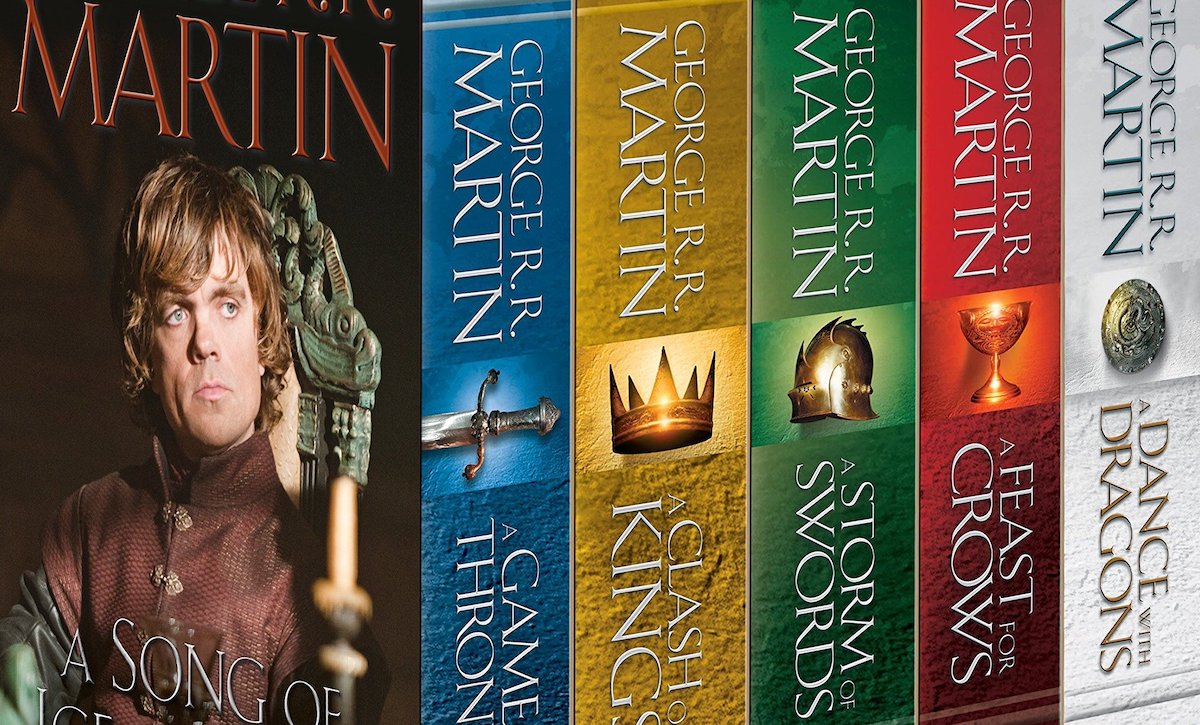 George R.R. Martin's A Song of Ice and Fire Game of Thrones books box set.