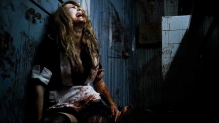 Scout Taylor-Compton as Laurie in anguish in Halloween II