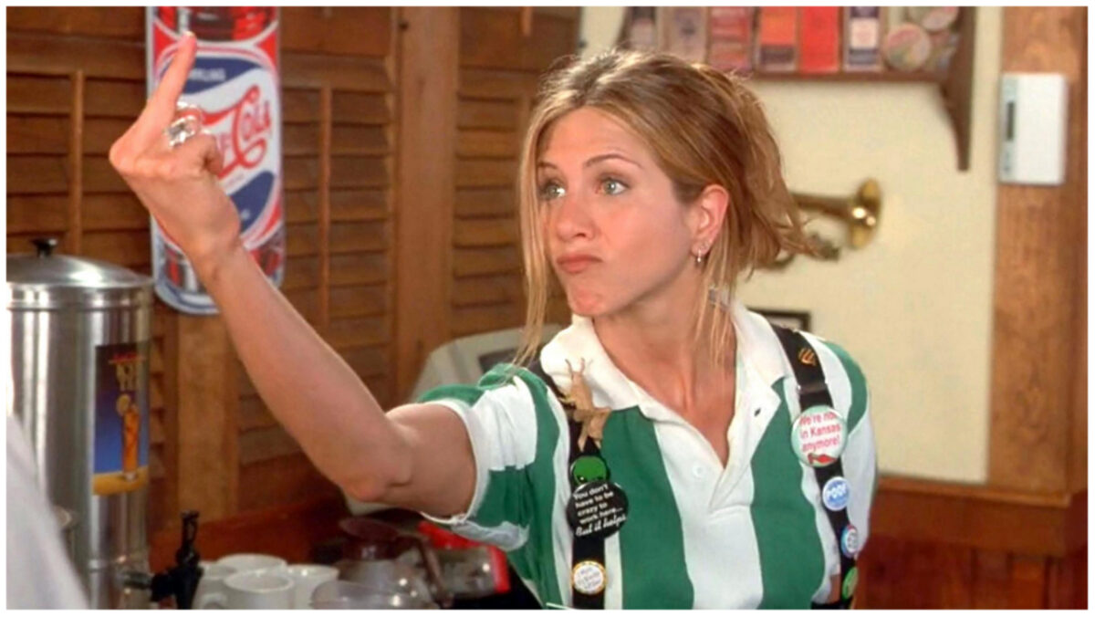 Jennifer Aniston in 'Office Space'.