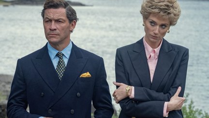 Dominic West and Elizabeth Debicki in The Crown (2016)