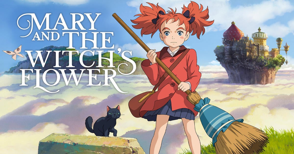 Mary And The Witchs Flower  Зеленые картины Картины животных  Художественные принты