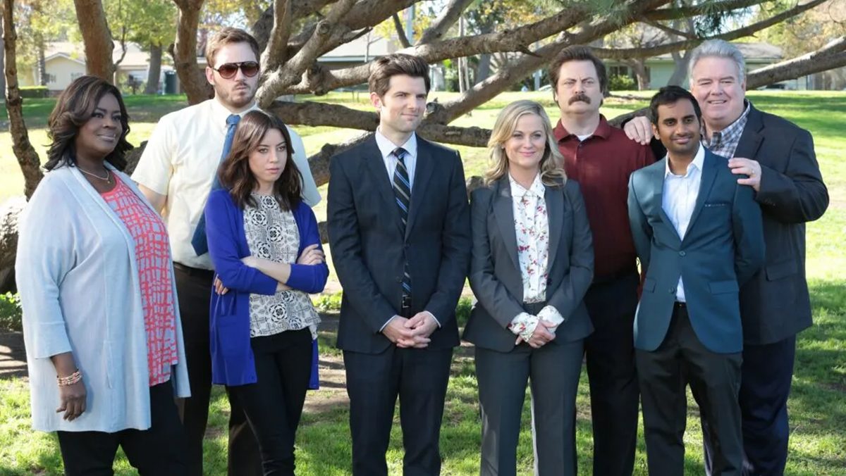 Parks and Recreation cast all together