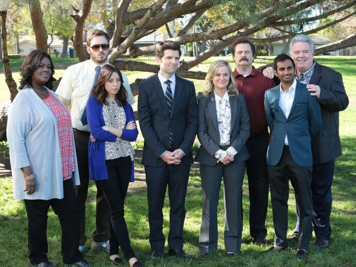 Parks and Recreation cast all together