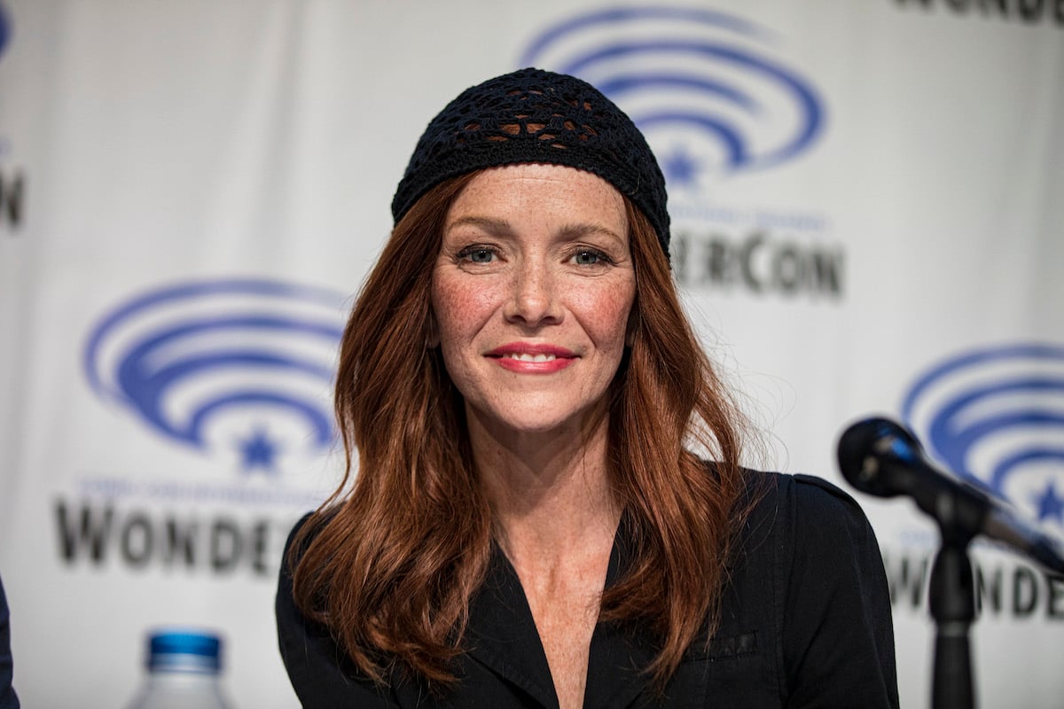 Actress Annie Wersching appears at the "Star Trek: Picard" panel