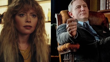 Natasha Lyonne as Charlie Cale and Daniel Craig as Benoit Blanc