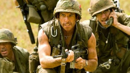 Ben Stiller and others in Tropic Thunder.