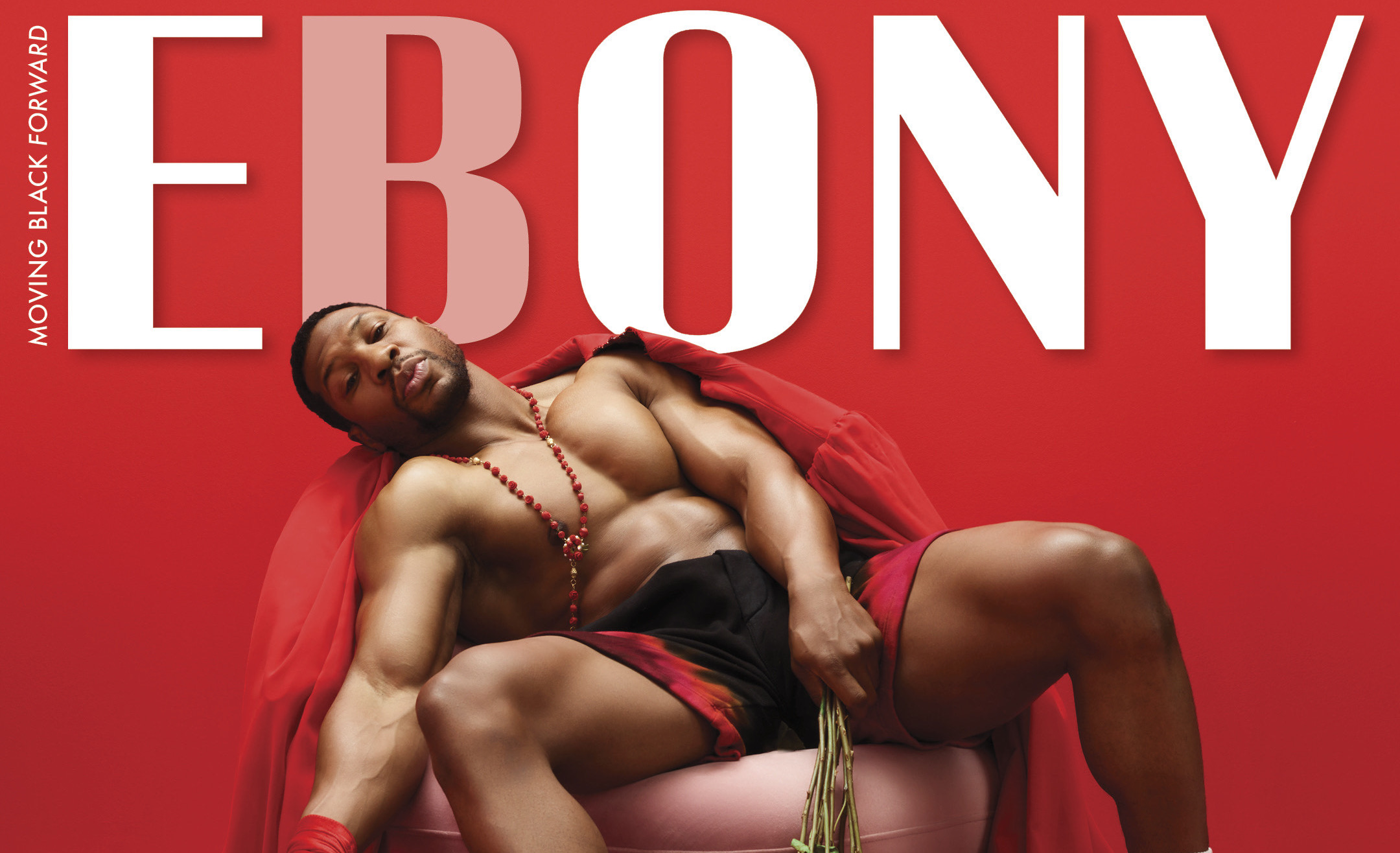 Jonathan Majors gets all Doffy for Ebony