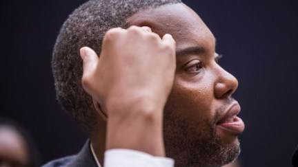 Writer Ta-Nehisi Coates testifies during a hearing on slavery reparations held by the House Judiciary Subcommittee on the Constitution, Civil Rights and Civil Liberties.