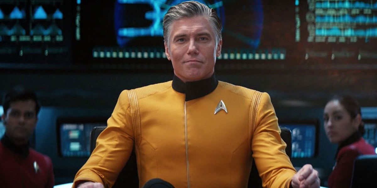 Anson Mount as Captain Christopher Pike in Star Trek: Strange New Worlds