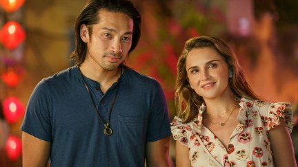 Rachael Leigh Cook and Scott Ly in a Tourist's Guide to Love