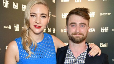 Erin Darke and Daniel Radcliffe in 2022 (Araya Doheny/Getty Images)