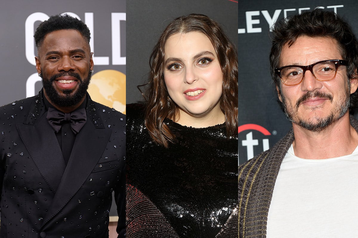 Colman Domingo, Beanie Feldstein, and Pedro Pascal at events