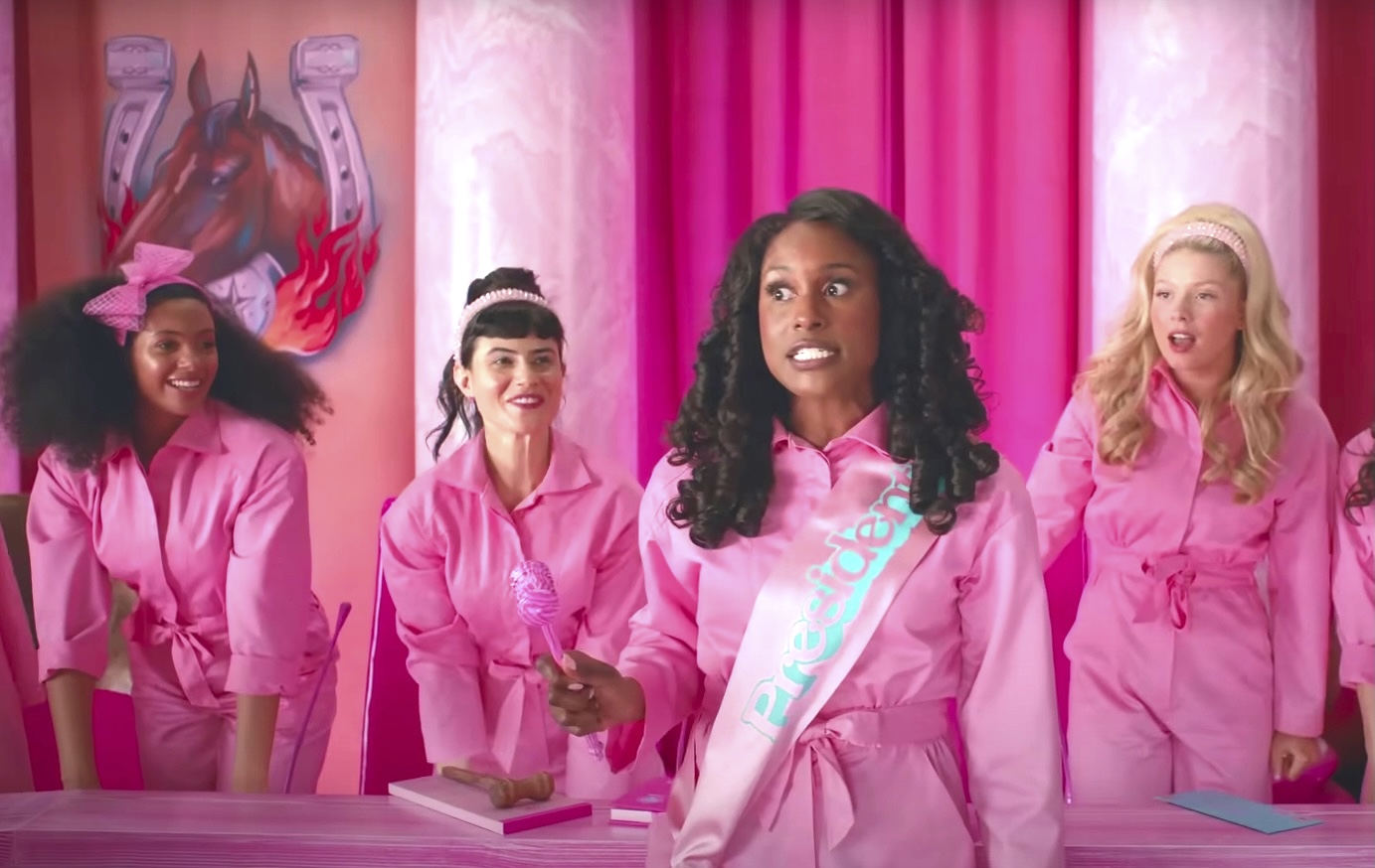 Issa Rae's President Barbie in Greta Gerwig's Barbie movie.