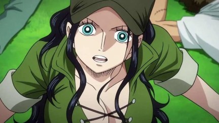 Nico Robin looks shocked in 