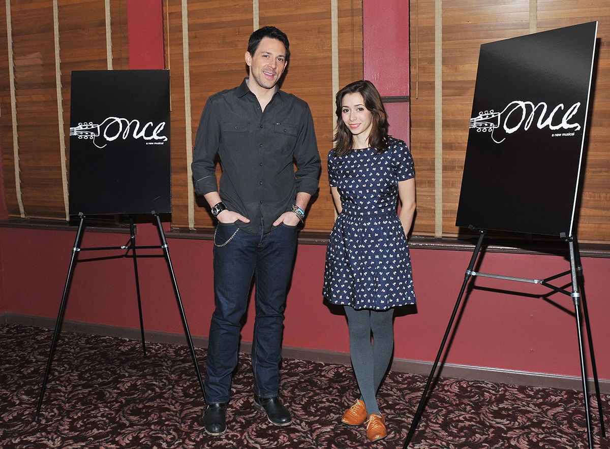 Steve Kazee and Cristin Milioti for Once