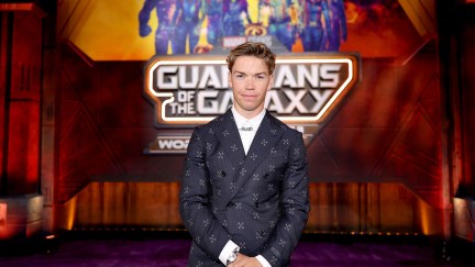 Will Poulter at the premiere of Guardians of the Galaxy Vol. 3