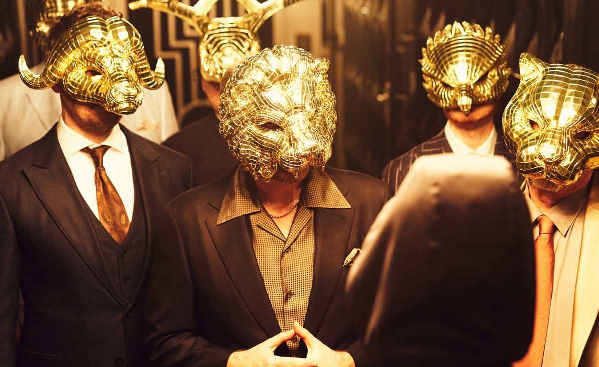 The gold-masked VIPs in 'Squid Game'