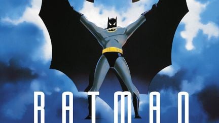 Batman on the Mask of the Phantasm poster.