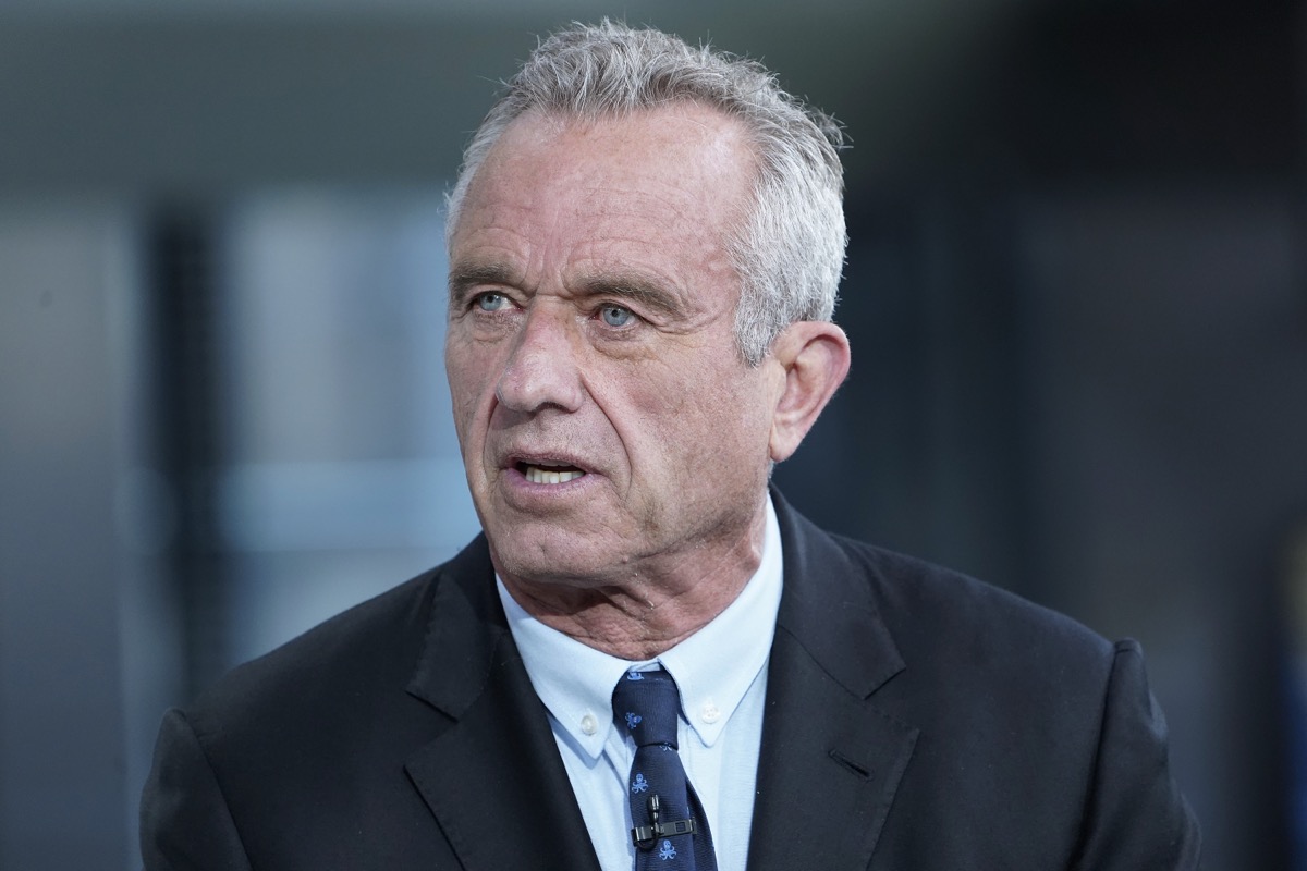 NEW YORK, NEW YORK - JULY 14: Democratic presidential candidate Robert F. Kennedy Jr. visits "Fox & Friends" at Fox News Channel Studios on July 14, 2023 in New York City. (Photo by John Lamparski/Getty Images)