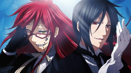 Sebastian and Grell in 'Black Butler'