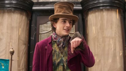 Timothee Chalamet as Willy Wonka in Wonka