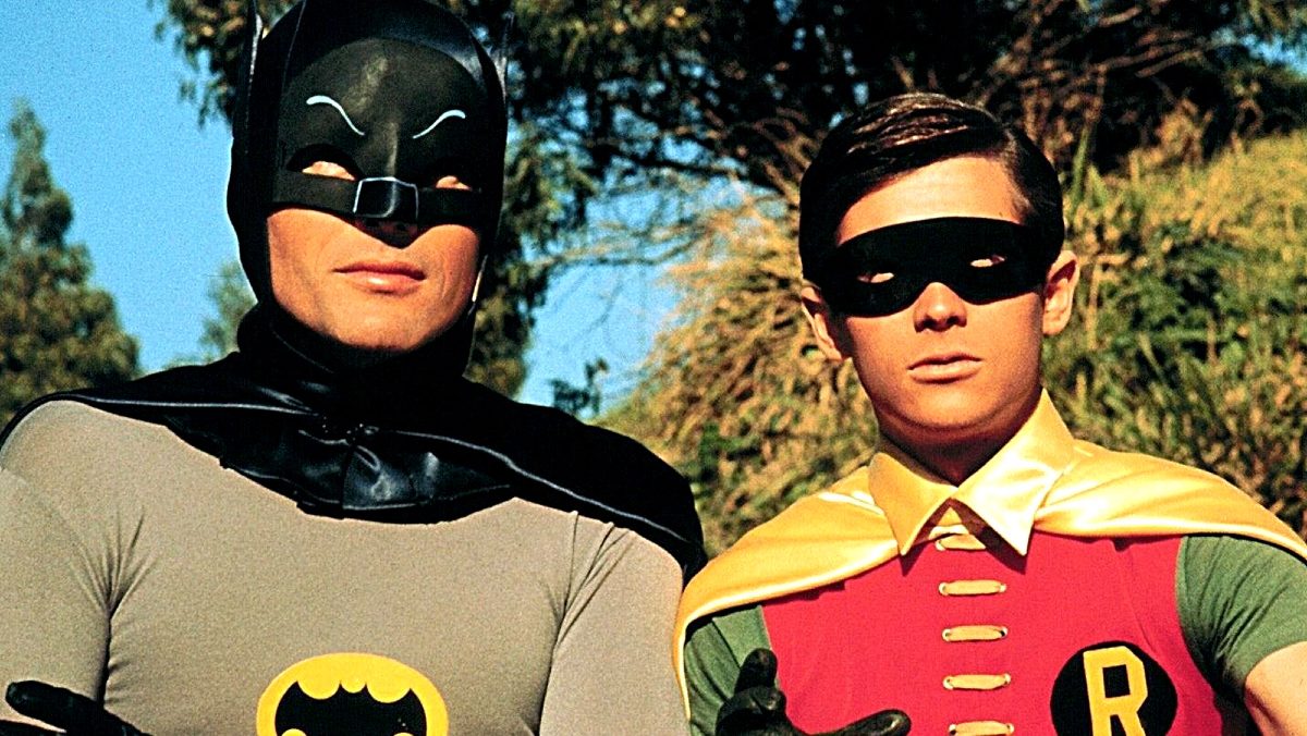 Batman (Adam West) and Robin (Burt Ward) in the 1966 'Batman' movie