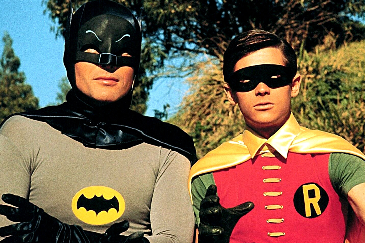 Batman (Adam West) and Robin (Burt Ward) in the 1966 'Batman' movie