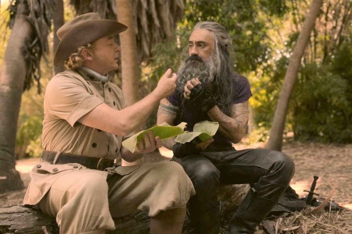 Rhys Darby as Stede Bonnet and Taika Waititi as Blackbeard in 'Our Flag Means Death'