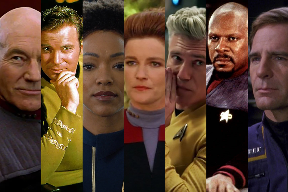 captains in star trek all together