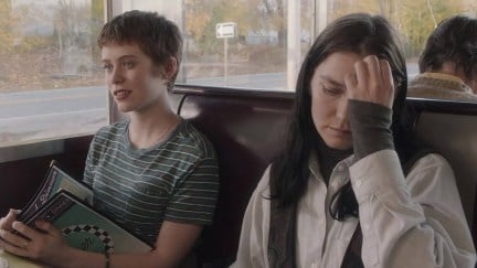 Hannah Gross and Sophia Lillis in 'The Adults'