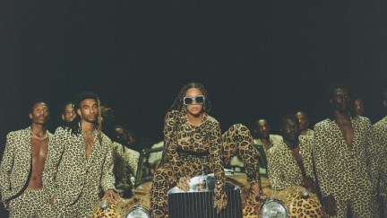 Beyonce wearing leopard in Black Is King