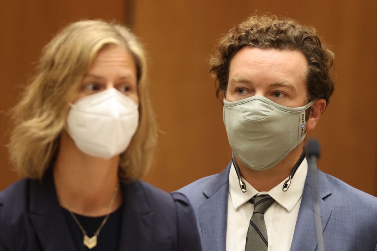 Danny Masterson and his lawyer in court.