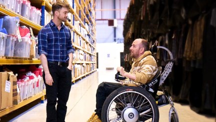 Daniel Radcliffe and David Holmes in The Boy Who Lived