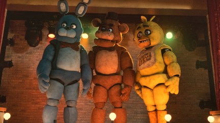 Animatronics from FNAF movie.