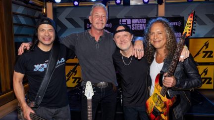 Metallica at SiriusXM event.