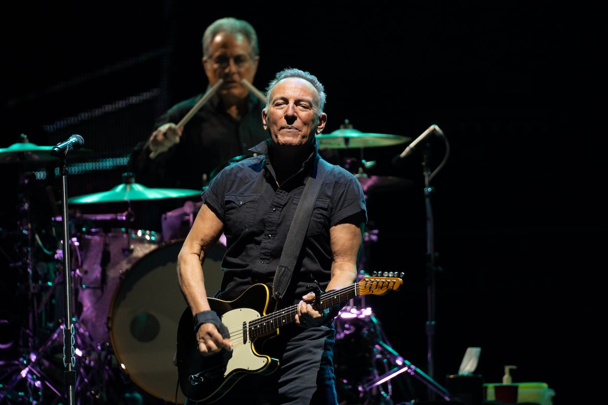 EAST RUTHERFORD, NEW JERSEY - AUGUST 30: Bruce Springsteen performs at MetLife Stadium on August 30, 2023 in East Rutherford, New Jersey. (Photo by Manny Carabel/Getty Images)