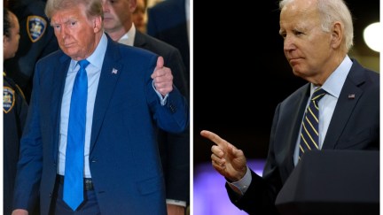 Donald Trump and Joe Biden