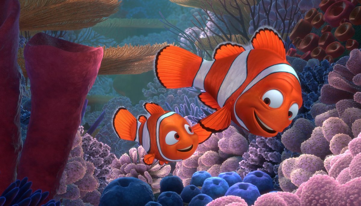 Marlin and Nemo in Finding Nemo (Disney)