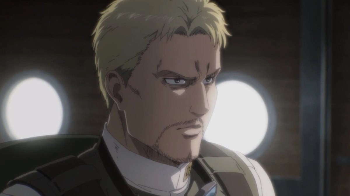 Reiner Braun from Attack on Titan before transforming into the Armored Titan (MAPPA)