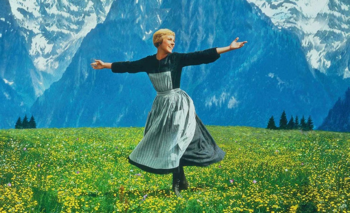 Julie Andrews in The Sound of Music (20th Century Fox)