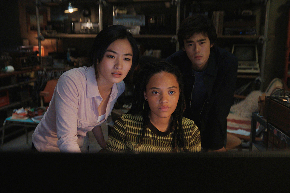 Kiersey Clemons, Anna Sawai, and Ren Watabe in Monarch