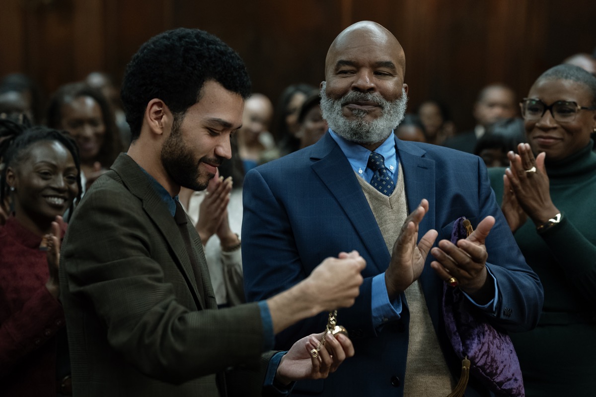 Justice Smith and David Alan Grier in 'The American Society of Magical Negroes'