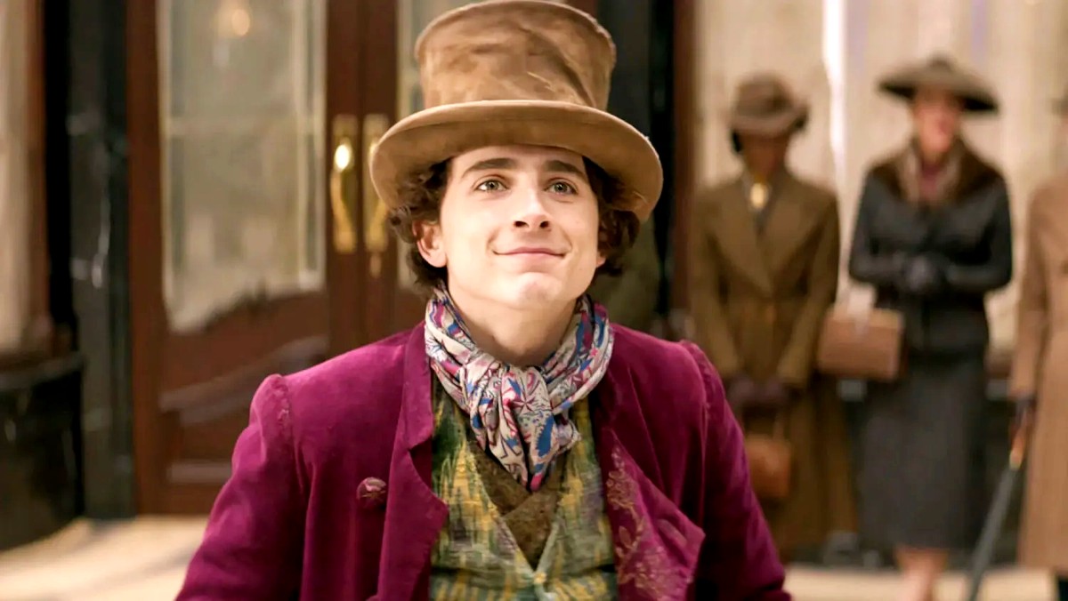 Timothee Chalamet as Willy Wonka in Wonka